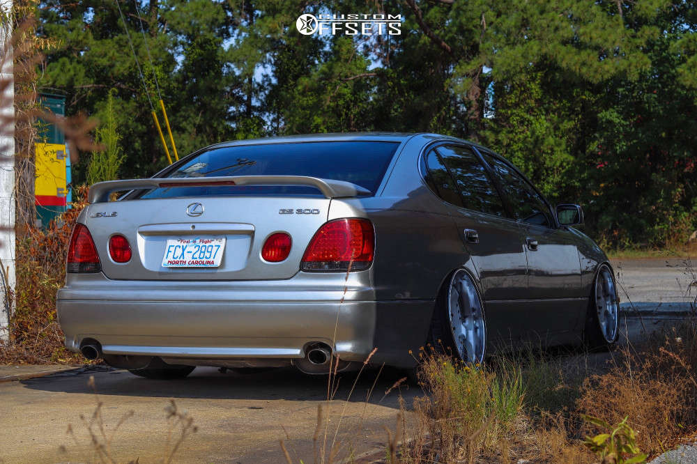 2004 Lexus GS300 with 19x9.5 18 Weds Bazreia and 225/35R19 Toyo Tires ...