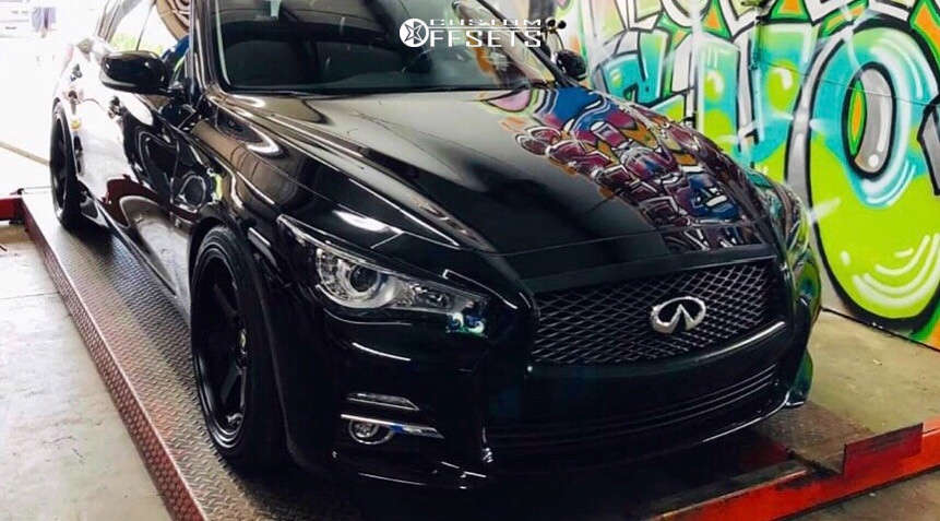 2015 Infiniti Q50 with 19x9.5 35 Drag Dr53 and 255/40R19 Lexani Lx 2015 Infiniti Q50 with 19x9.5 35 Drag Dr53 and 255/40R19 Lexani Lx