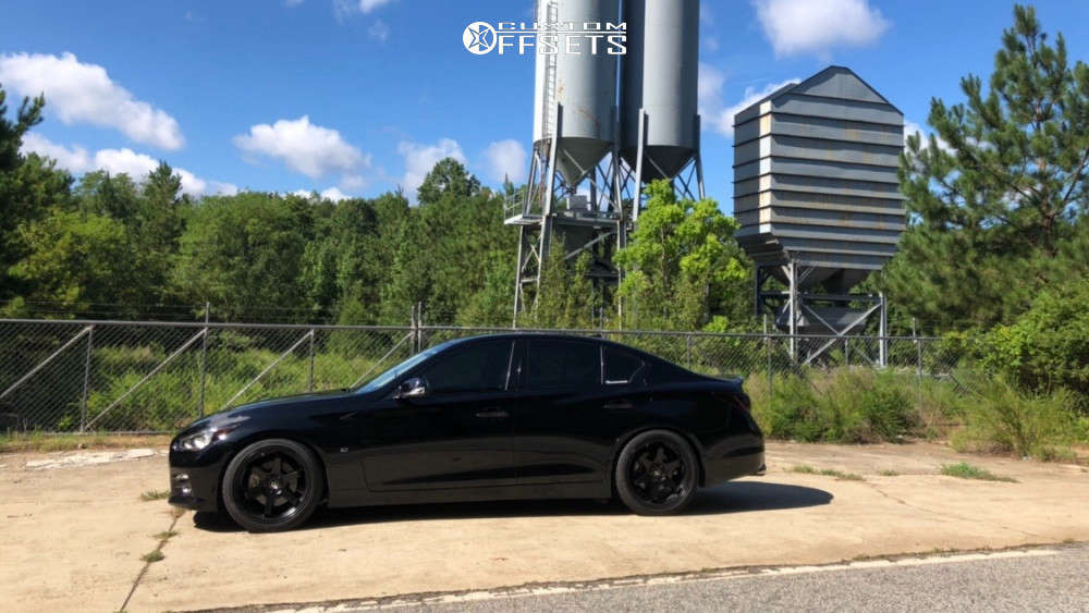2015 Infiniti Q50 with 19x9.5 35 Drag Dr53 and 255/40R19 Lexani Lx 2015 Infiniti Q50 with 19x9.5 35 Drag Dr53 and 255/40R19 Lexani Lx