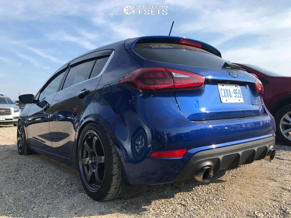 Kia Rondo Rims On Forte 2017 Kia Forte5 with 17x8 30 Rota Grid and 225/45R17 Firestone Firehawk ...
