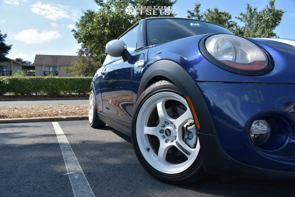 2014 Mini Cooper with 17x8 40 Motegi Mr131 and 225/45R17