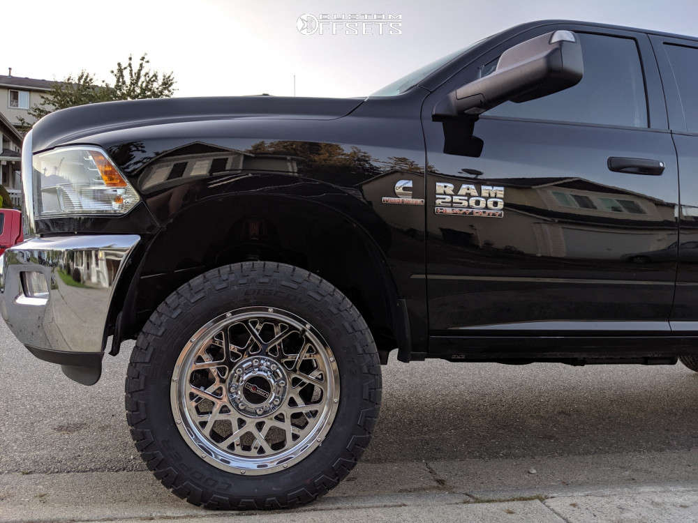 2013 Dodge Ram 2500 with 20x9 12 Vision Rocker and 285/60R20 Cooper ...