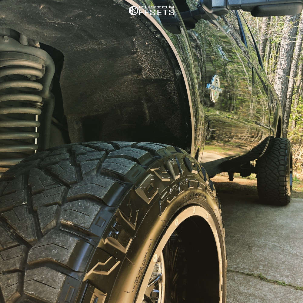 2013 Ford F-250 Super Duty with 22x14 -75 Fuel Triton and 325/50R22 ...