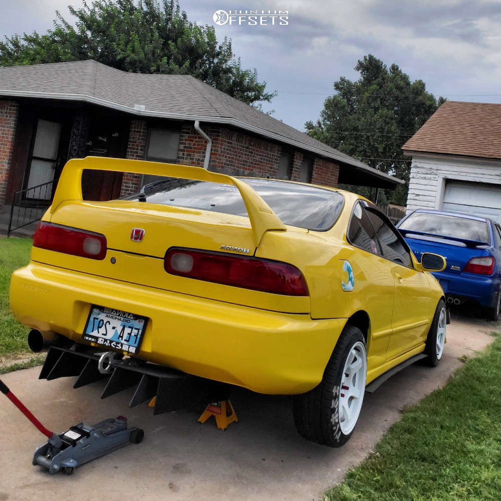 1994 Acura Integra with 16x8 20 Rota Grid and 205/45R16 Bridgestone ...