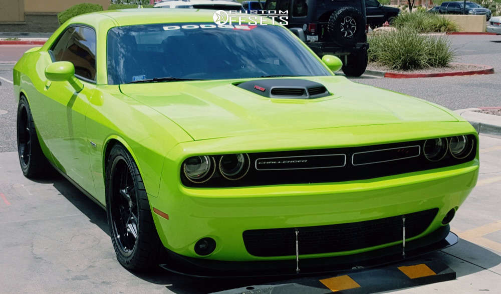 2015 Dodge Challenger Wheel Offset Flush Coilovers 758588 Custom