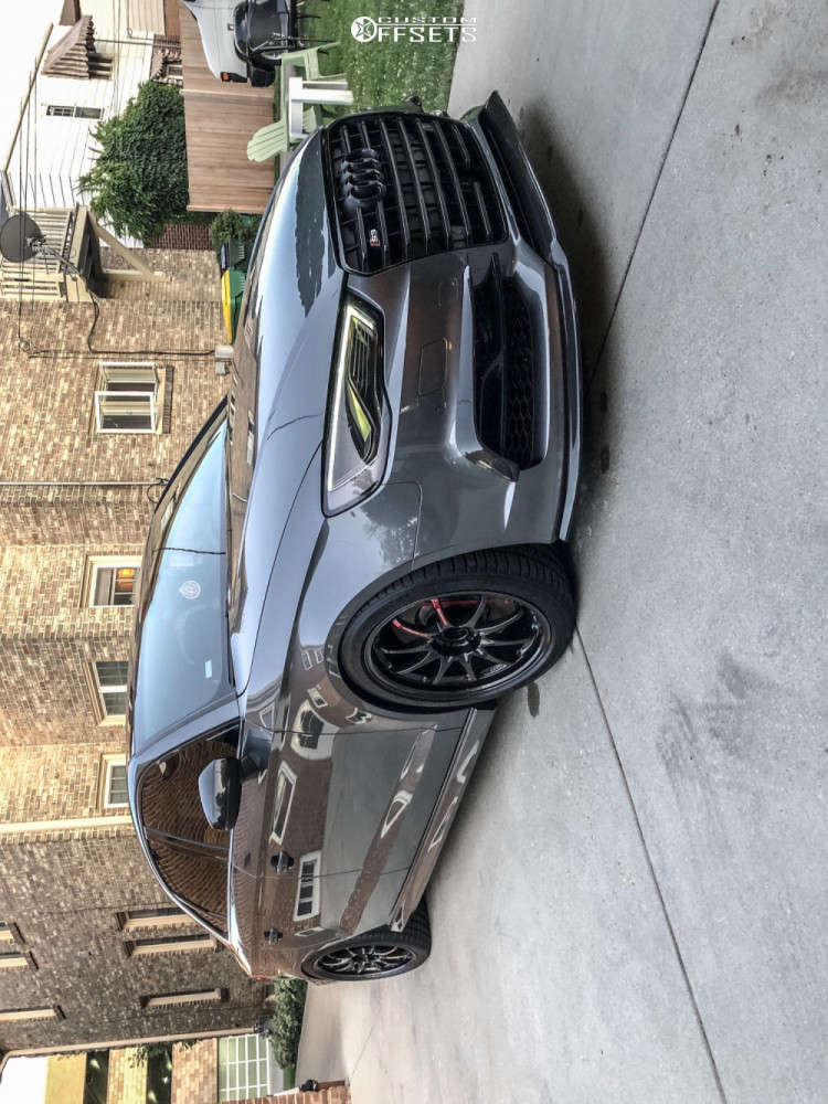 2016 Audi S3 with 18x9 38 Volk Ce28n and 245/40R18 Michelin Pilot