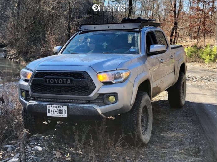 2017 Toyota Tacoma with 17x8.5 0 Method Nv and 285/70R17 Nitto Ridge ...