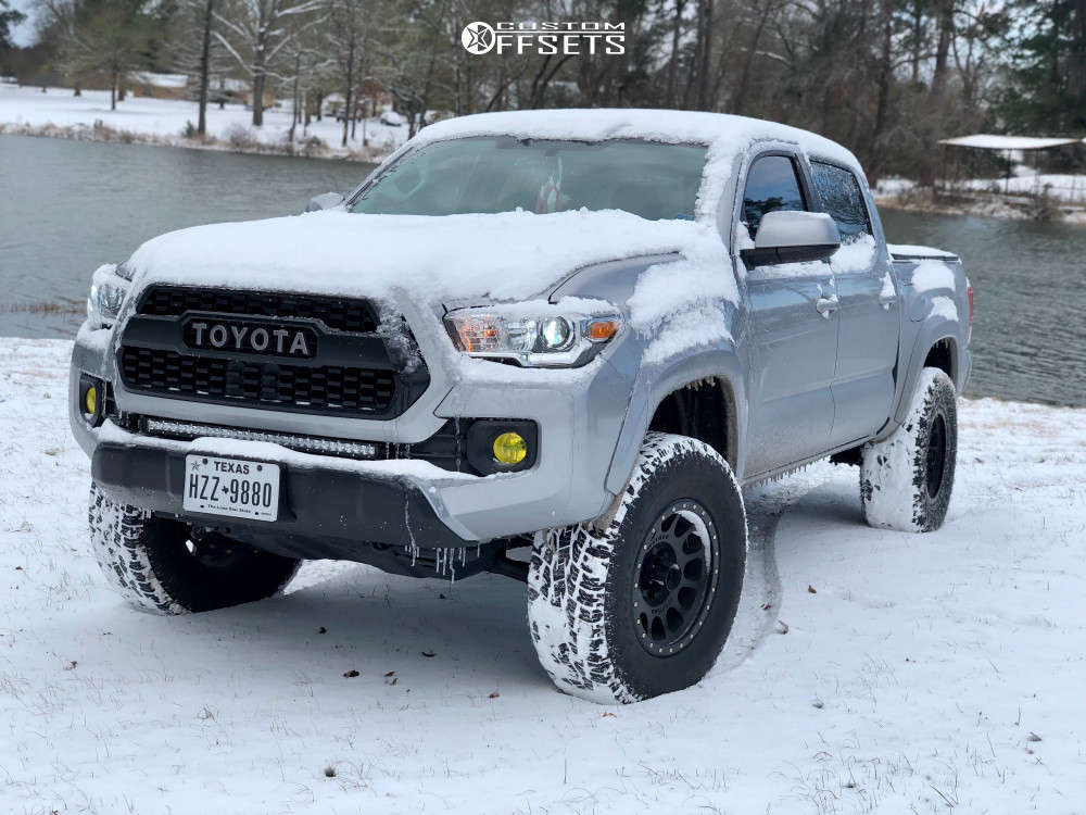 2017 Toyota Tacoma with 17x8.5 0 Method Nv and 285/70R17 Nitto Ridge ...