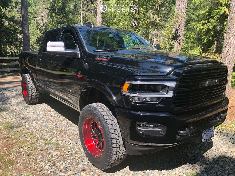2019 Ram 3500 Wheel Offset Aggressive > 1" Outside Fender Leveling Kit