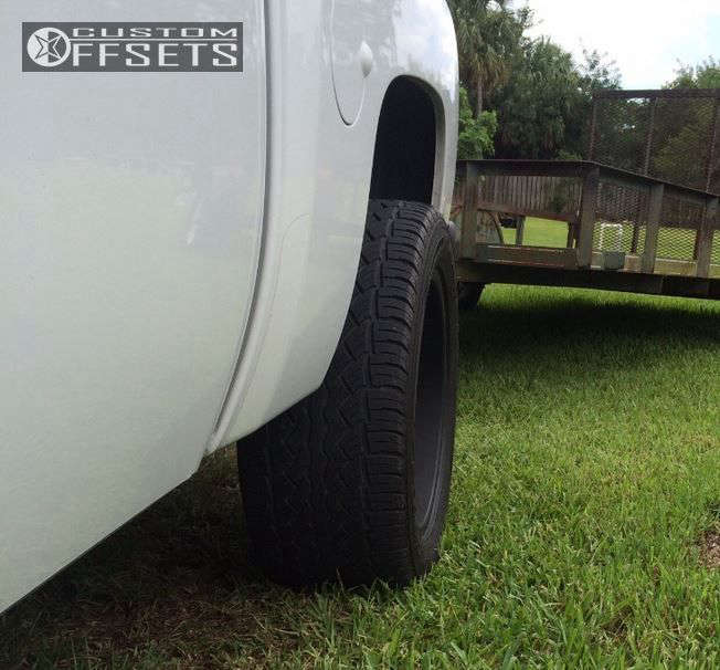 2011 Chevrolet Silverado 1500 with 20x10 -24 USA Forged Sabre and 305 ...