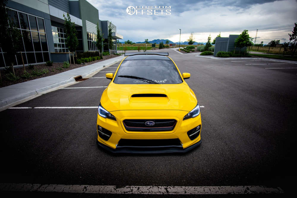 2017 Subaru WRX with 18x9.5 38 SevenK Ultra and 225/35R18 Achilles Atr