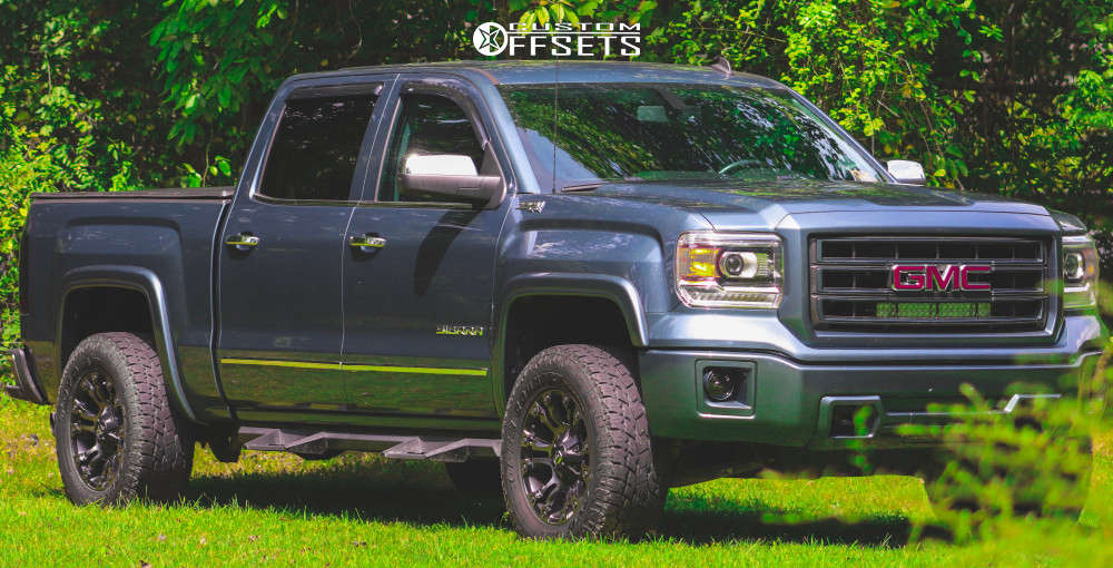 2014 GMC Sierra 1500 Wheel Offset Super Aggressive 3"5" Leveling Kit
