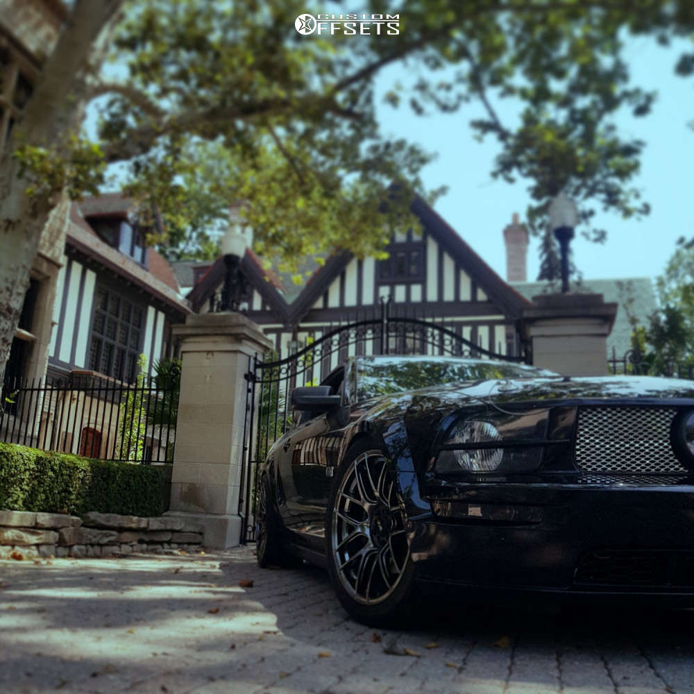 2005 Ford Mustang with 19x9 35 XXR 530 and 255/45R19 Nitto Nt555 G2 and ...