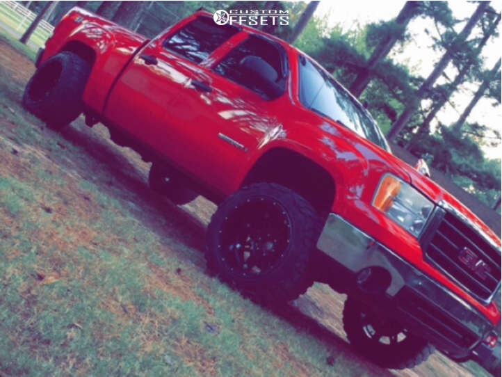 2008 GMC Sierra 1500 Hella Stance >5" Suspension Lift 3" Custom Offsets