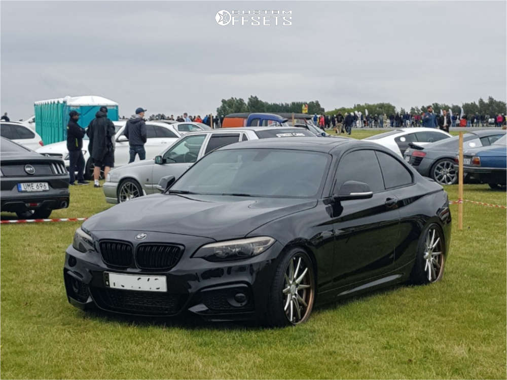 2015 BMW 228i with 19x8.5 35 Work Gnosis Cv201 and 225/35R19