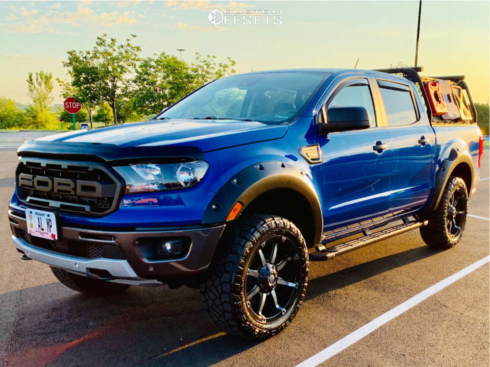 2019 Ford Ranger with 20x9 0 Fuel Coupler and 275/55R20 Nitto Ridge ...