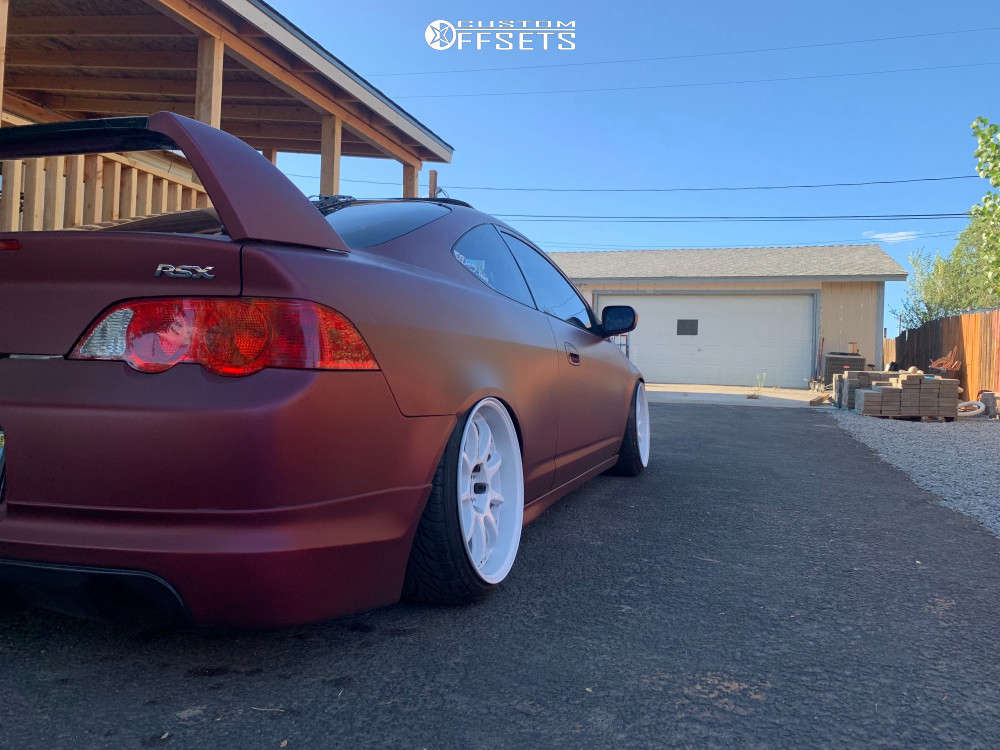 2002 Acura RSX with 18x9.5 12 Work Emotion D9r and 215/35R18 Federal
