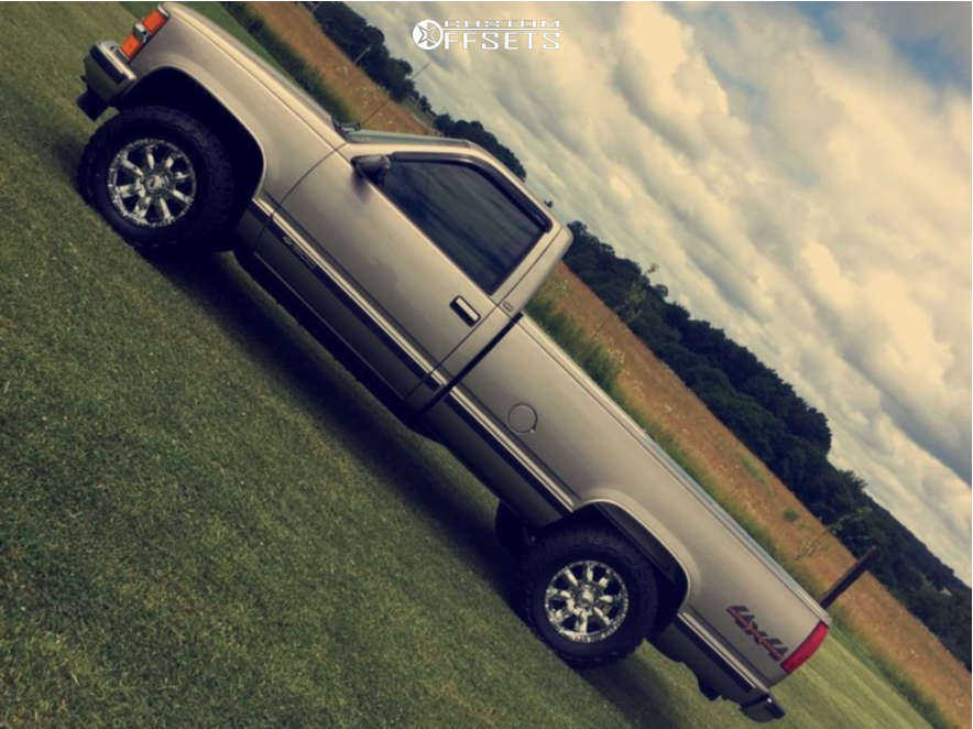 1998 Chevrolet K1500 with 17x9 12 Rev Offroad 201 and 33/7.5R17 ...