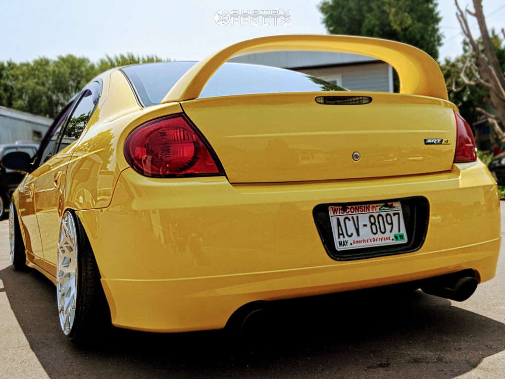 2003 Dodge Neon with 18x9.5 35 WatercooledIND Md1 and 215/35R18 Hankook ...