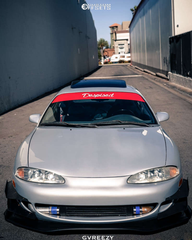 1996 Mitsubishi Eclipse with 17x9 35 MST Mt01 and 245/40R17