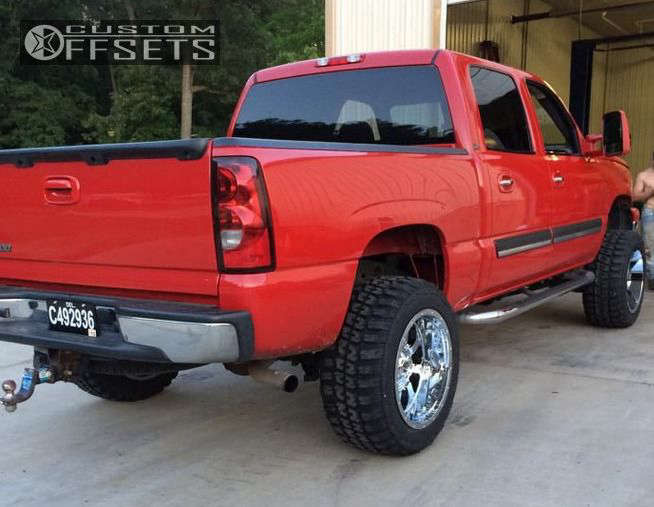 2006 Chevrolet Silverado 1500 with 20x12 44 Fuel Krank and 33/12.5R20