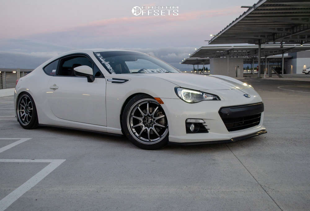 2015 Subaru BRZ with 18x8.5 44 Rota Dpt and 235/40R18 Firestone ...