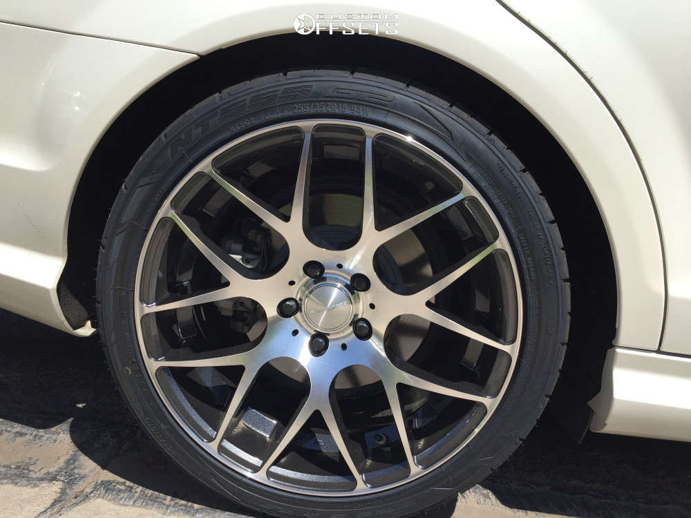 2013 Mercedes-Benz C250 with 18x8 45 Avant Garde M310 and 225/40R18 ...