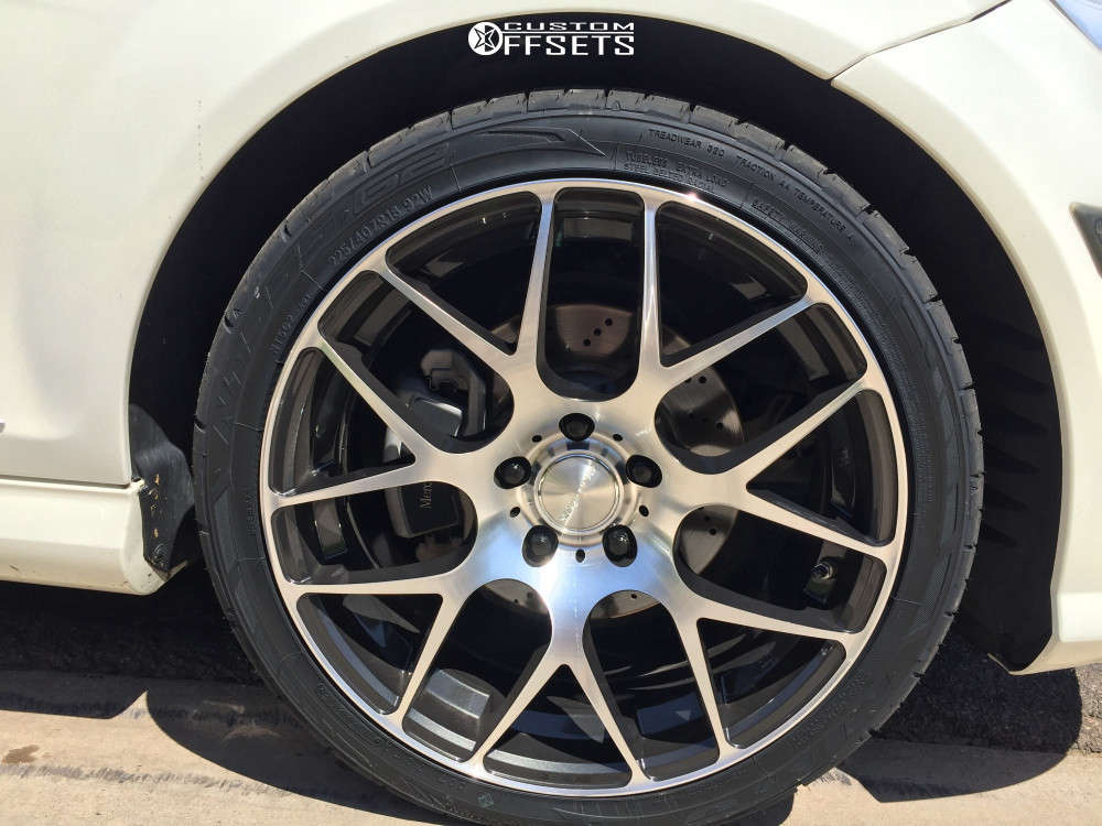 2013 Mercedes-Benz C250 with 18x8 45 Avant Garde M310 and 225/40R18 ...