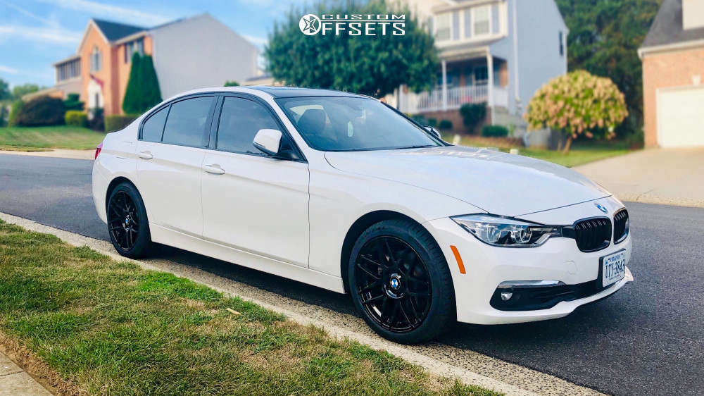 2018 BMW 330i XDrive with 18x8.5 35 Curva C300 and 225/45R18 ...