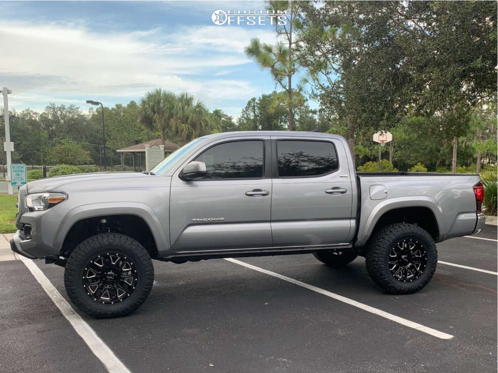 2019 Toyota Tacoma with 18x9 -12 Ultra Hunter and 285/65R18 Nitto Ridge ...