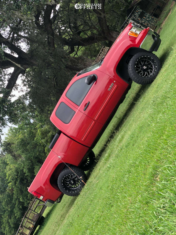 2007 GMC Sierra 1500 with 20x12 -44 TIS 544BM and 33/12.5R20 Landsail ...