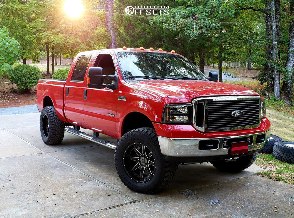 2007 Ford F-250 Super Duty with 20x10 -24 Havok H112 and 325/60R20