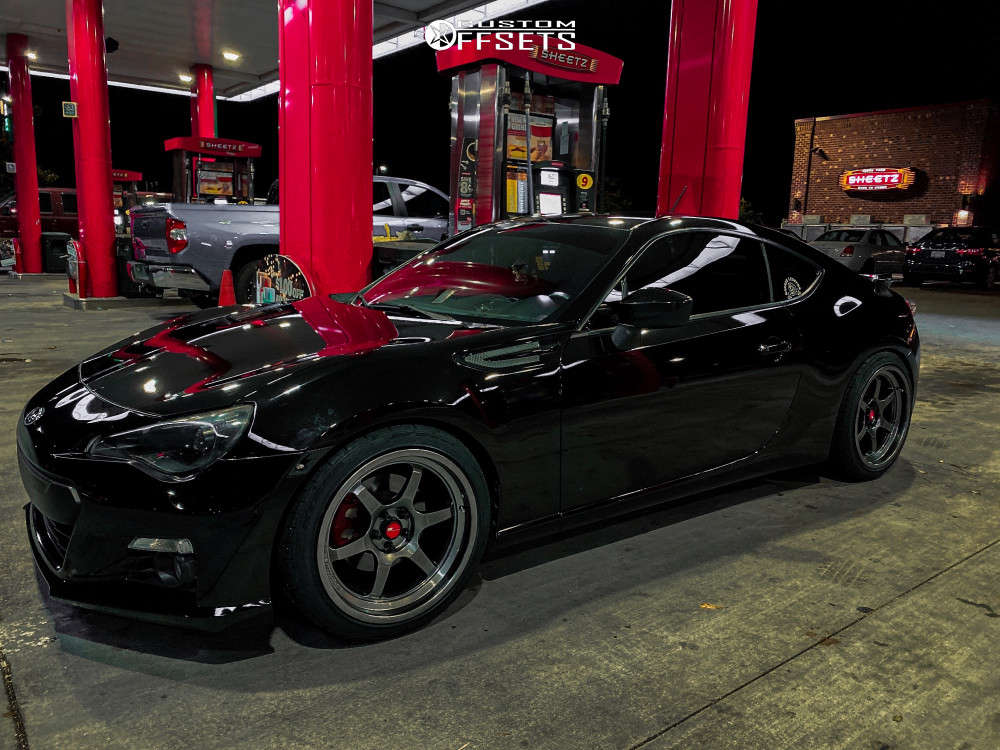 2013 Subaru BRZ with 18x9.5 30 Aodhan AH08 and 235/40R18 Nitto