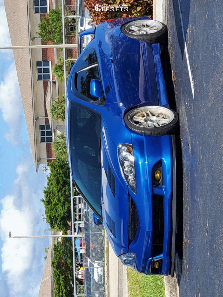 2006 Acura RSX with 18x9.5 45 Enkei RPF1 and 225/40R18 Ohtsu