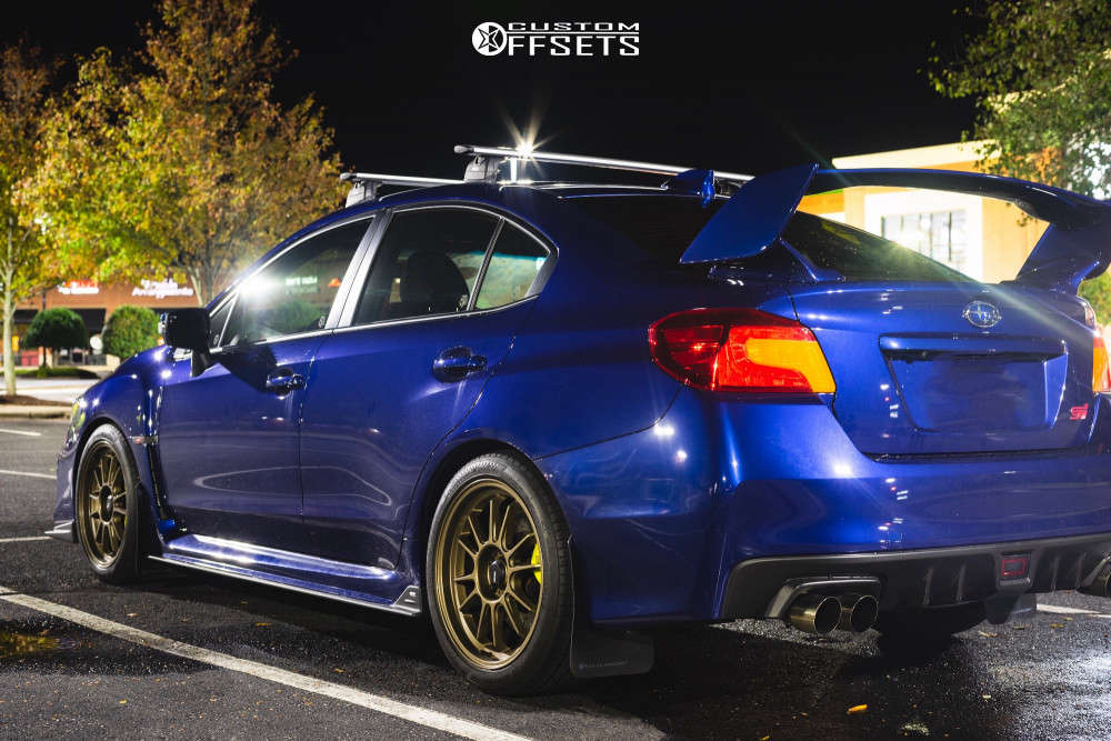 2019 Subaru WRX STI with 18x8.5 35 Konig Hypergram and 245/40R18