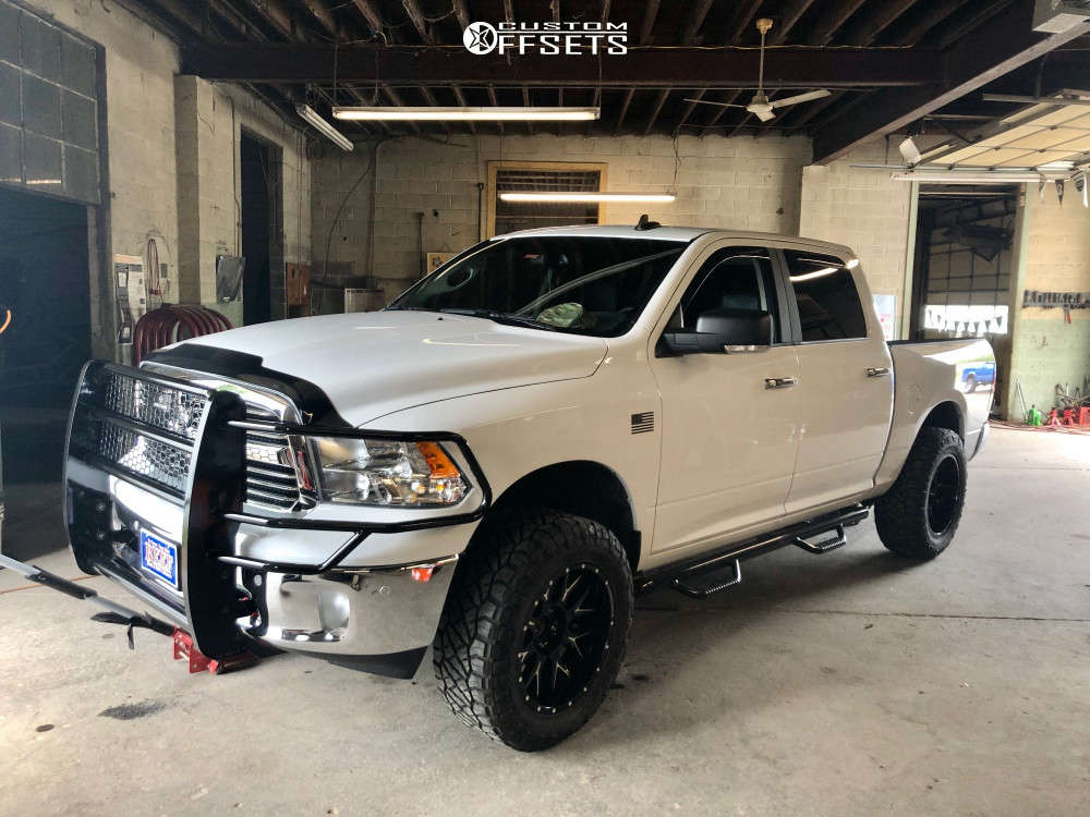 2018 Ram 1500 with 20x10 -19 Hardrock Affliction and 295/60R20 Nitto ...