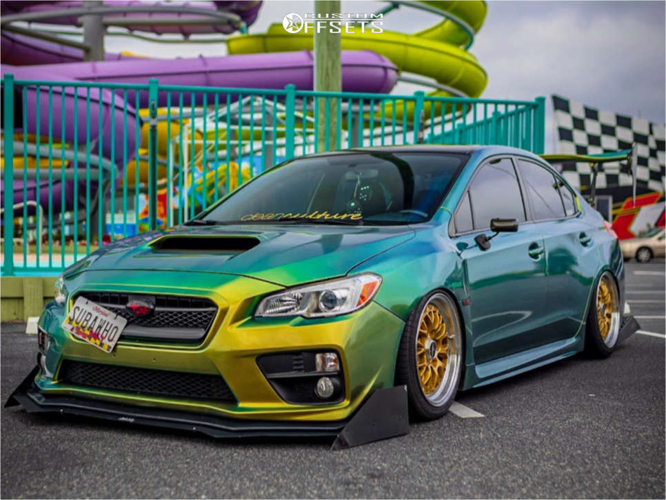 2015 Subaru WRX with 18x8.5 35 Rotiform Lsr and 245/45R18 Achilles