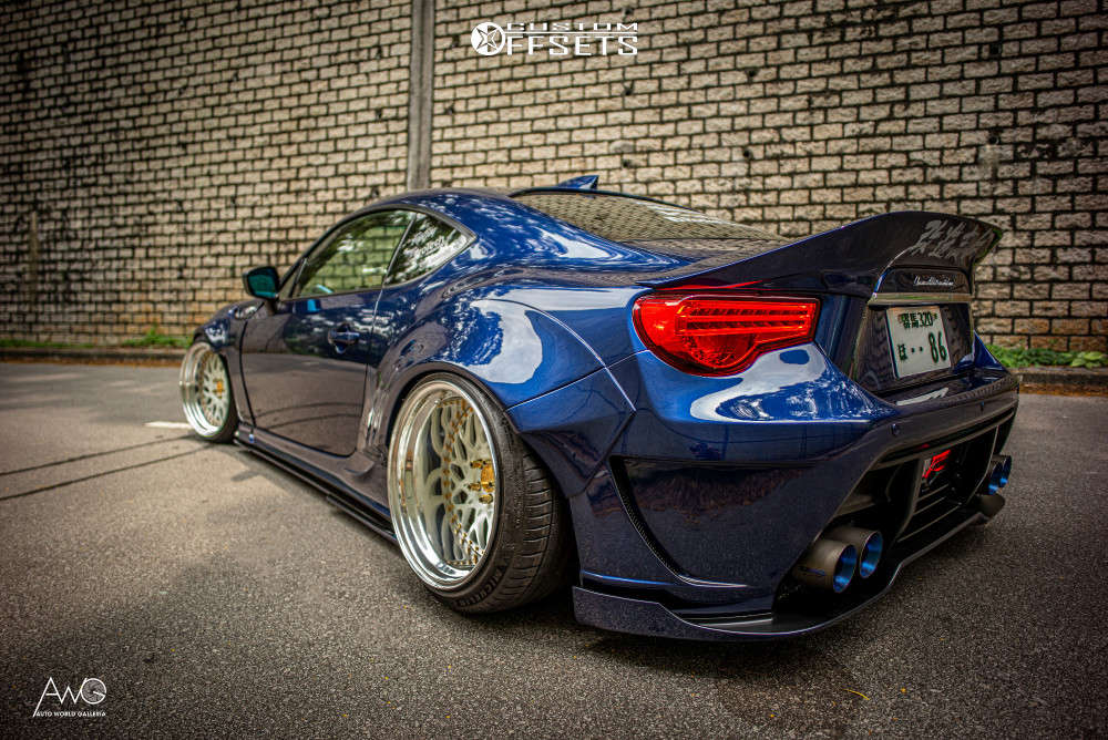 2013 Toyota 86 Wheel Offset Poke Air Suspension 805611 Custom Offsets