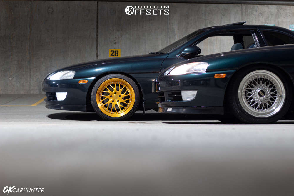 1991 Toyota Soarer with 18x9 35 Heritage Okayama Directional