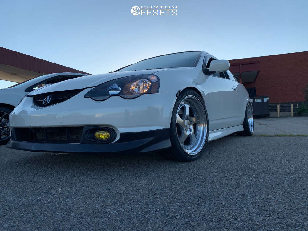 2002 Acura RSX with 18x8.5 30 ESR Sr02 and 245/35R18 Federal Evolution ...