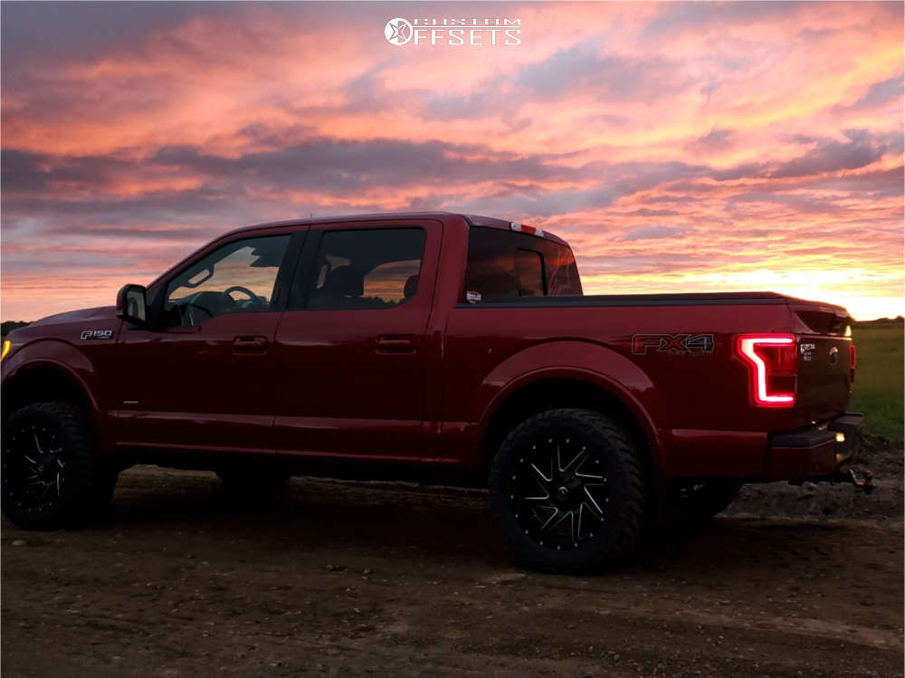 2015 Ford F150 with 20x10 19 Fuel Renegade and 33/12.5R20 Nitto Trail