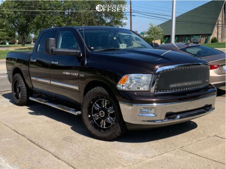 2011 Dodge Ram 1500 with 20x9 -12 Vision Rage and 33/12.5R20 Thunderer ...