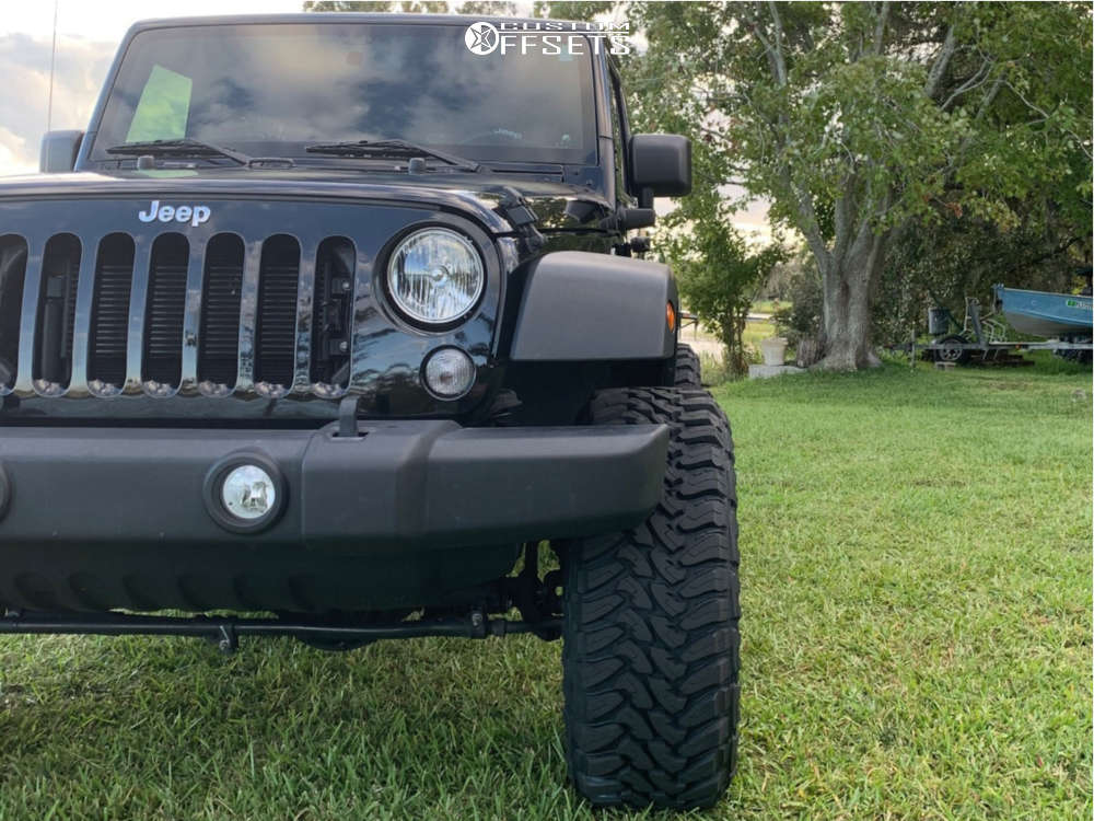 2018 Jeep Wrangler JK Wheel Offset Super Aggressive 3"-5" Suspension