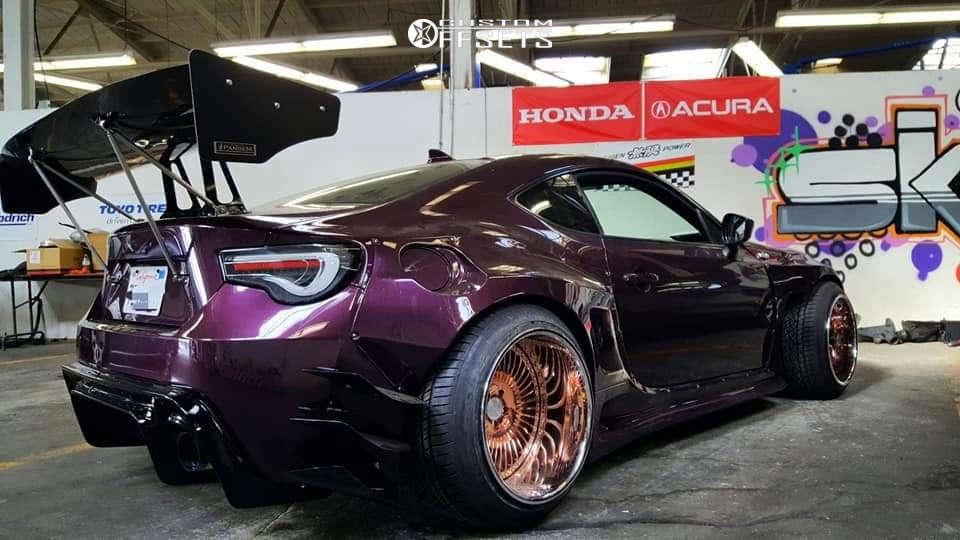 2016 Scion FRS Wheel Offset Poke Air Suspension 815967 Custom Offsets