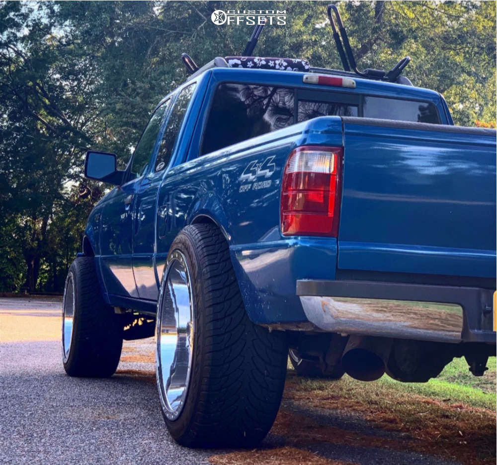 2001 Ford Ranger with 22x12 -44 Xtreme Mudder Xm-304 and 305/40R22 ...