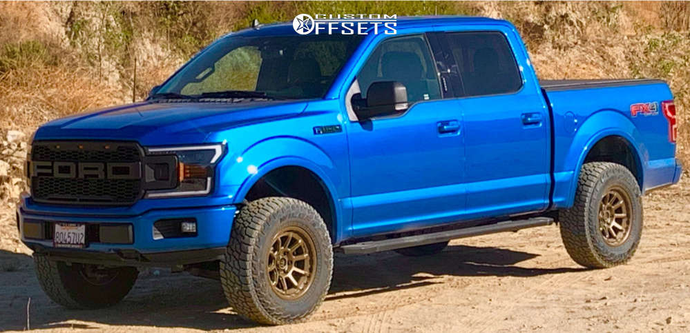 2019 Ford F-150 with 17x9 -12 Fuel Torque and 285/70R17 Falken WildPeak ...