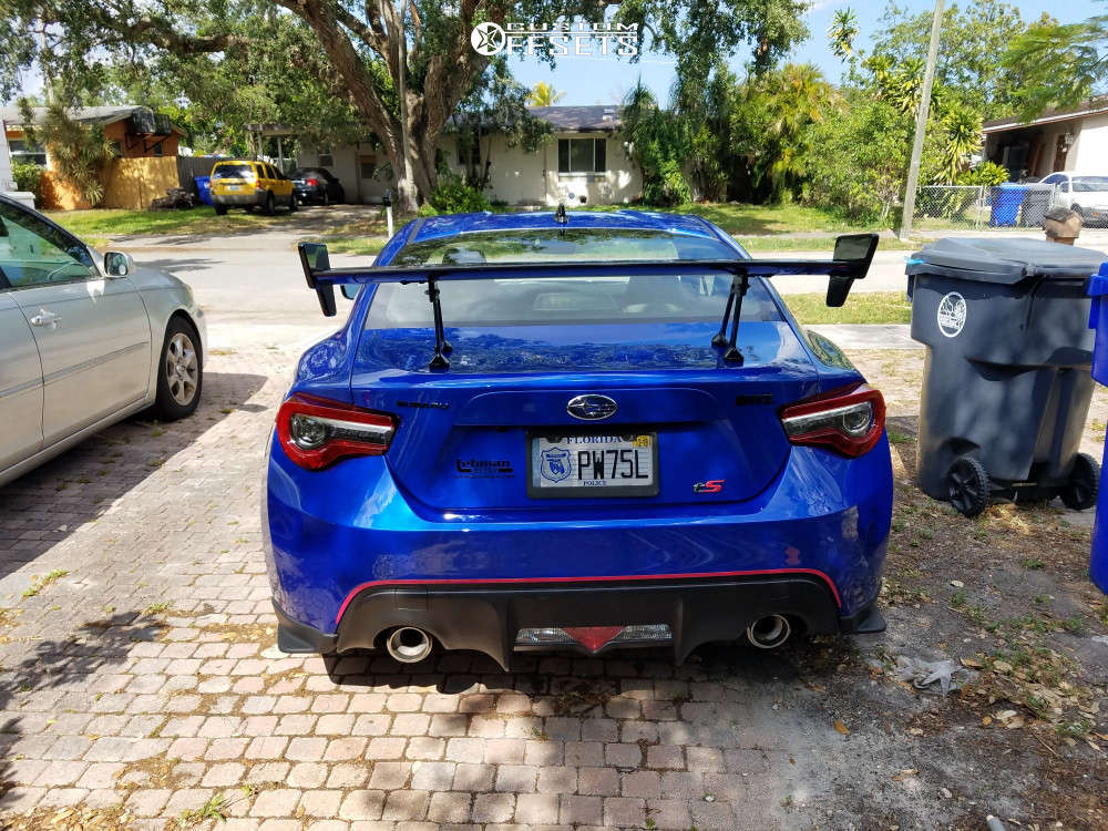 2018 Subaru BRZ with 18x9.5 35 Gram Lights 57xtreme and 255/35R18