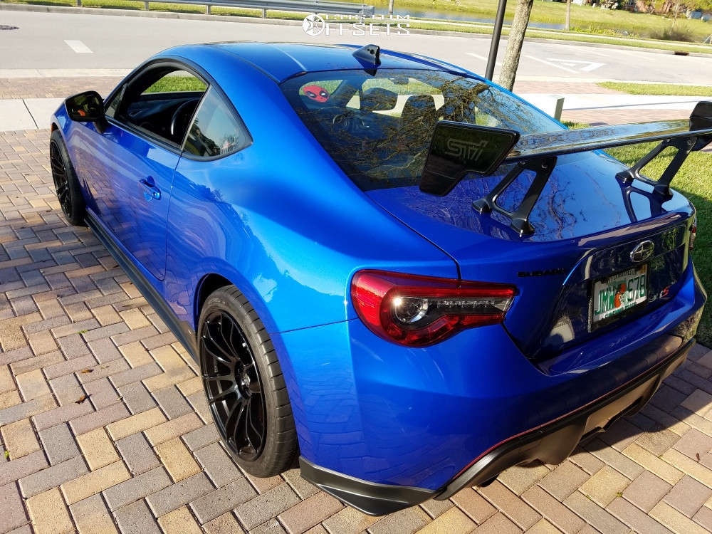 2018 Subaru BRZ with 18x9.5 35 Gram Lights 57xtreme and 255/35R18
