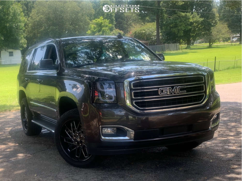 2015 GMC Yukon with 22x10 30 Dropstars 656bm and 305/45R22 Nexen