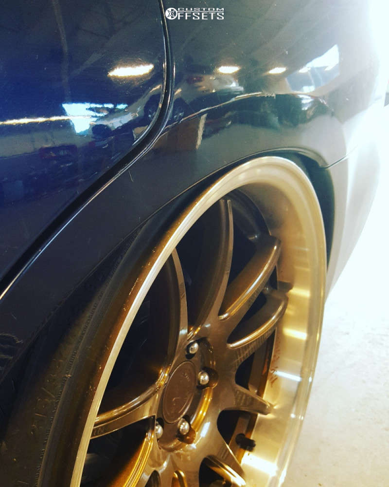 2005 Subaru Forester with 18x9.5 35 Aodhan DS02 and 215/35R18 Lionhart ...